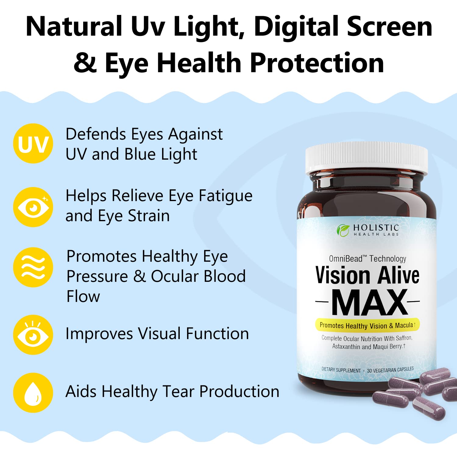 Eye health support imagery
