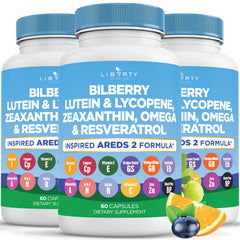 Eye health vitamins bilberry, lutein and zeaxanthin AREDS2 capsule - image 1