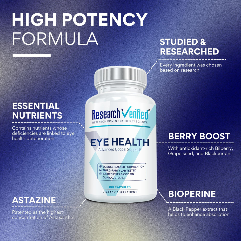 Concept image of eye retina and vision support
