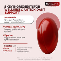 Lifestyle image highlighting eye and skin wellness benefits