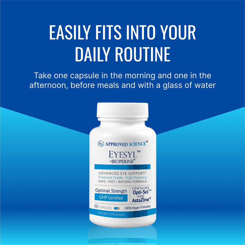EyeSyl packaging with 60 capsules