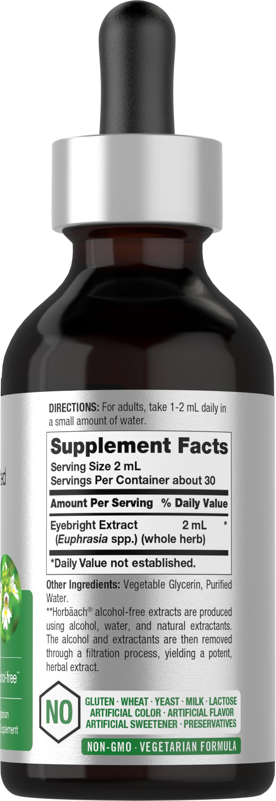 Horbaach Eyebright 2 oz bottle label visible