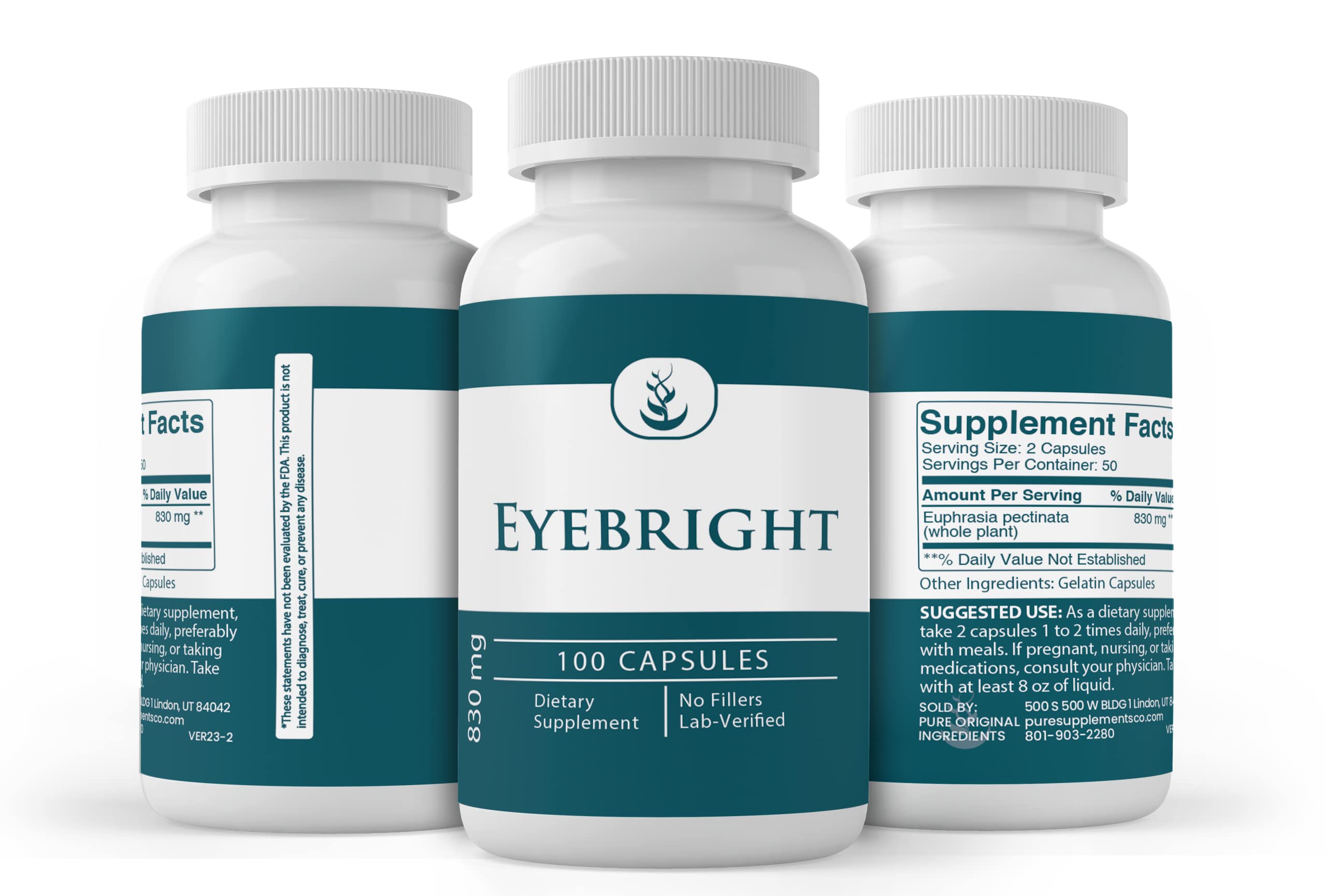 Graphic denoting a 50-day supply for eyebright capsules