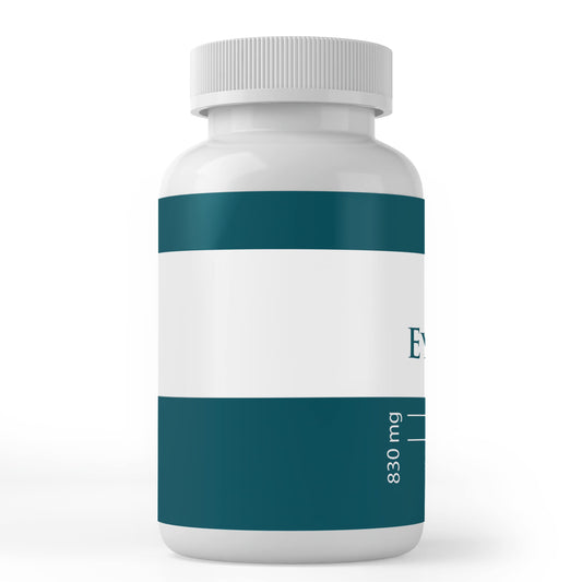 Close-up of eyebright capsules highlighting luteolin and quercetin
