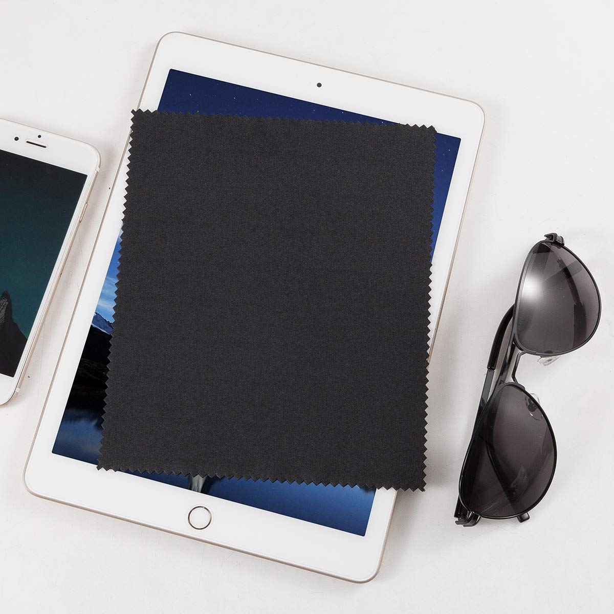 Thick 296GSM microfiber cloth for lenses and screens