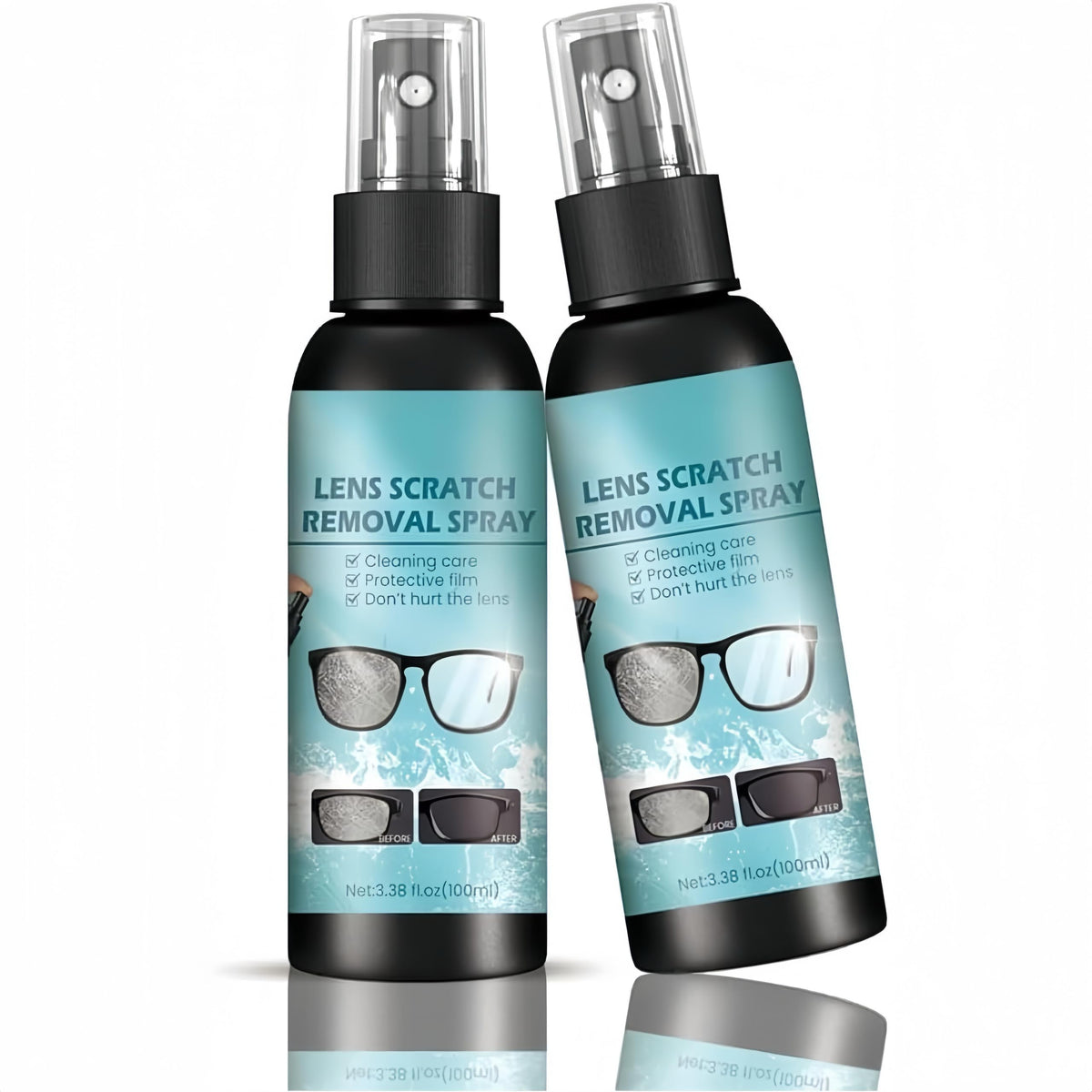 Eyeglass Scratch Remover bottle and packaging
