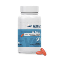 EyePromise EZ Tears NSF-certified packaging signals quality manufacturing standards.