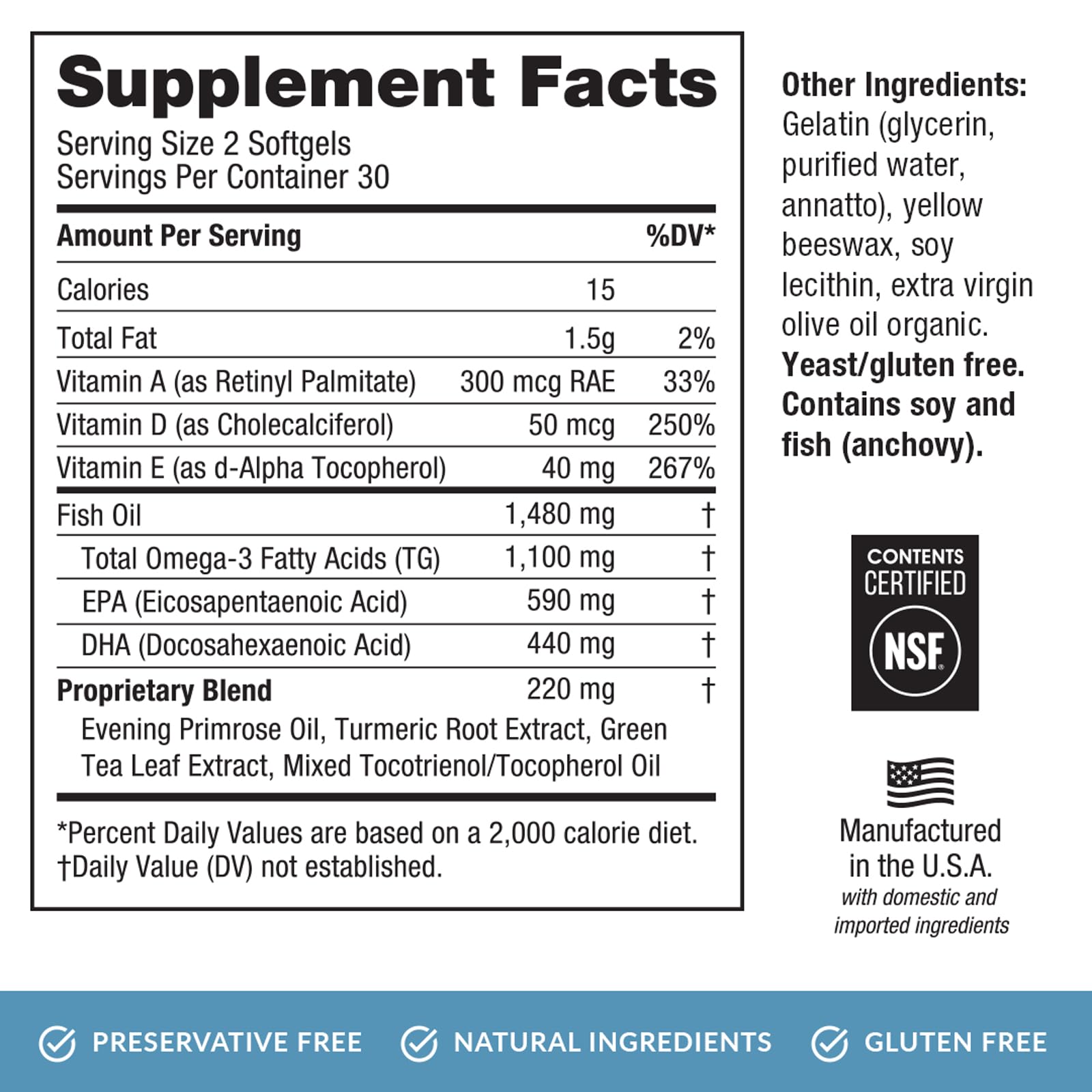 EyePromise EZ Tears turmeric root extract provides antioxidant-style eye nourishment.