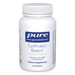 EyeProtect Basics bottle with Pure Encapsulations label