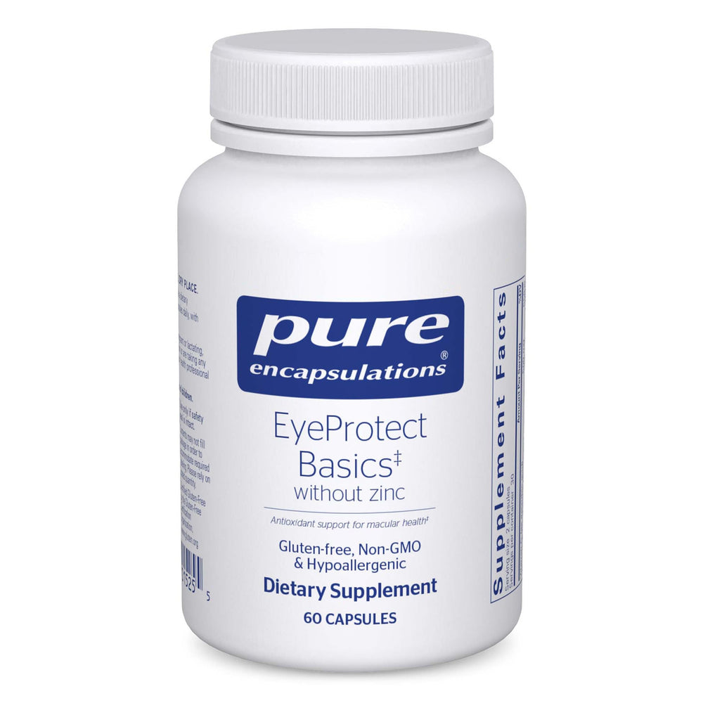 EyeProtect Basics Without Zinc bottle label