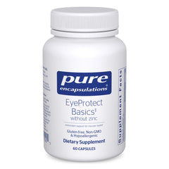 EyeProtect Basics Without Zinc bottle label