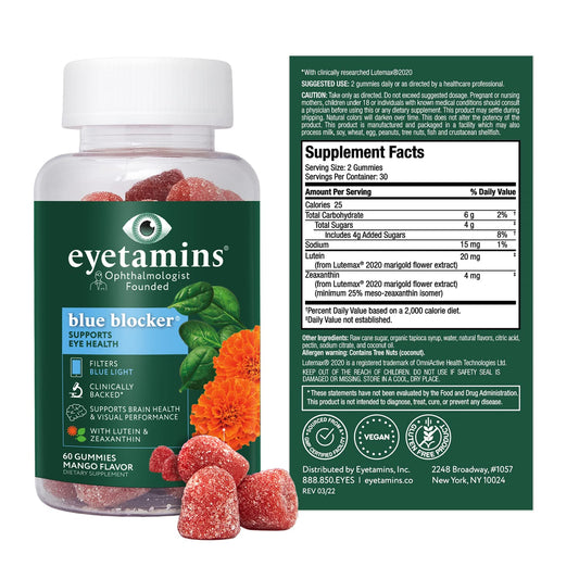 Close-up of lutein and zeaxanthin ingredients