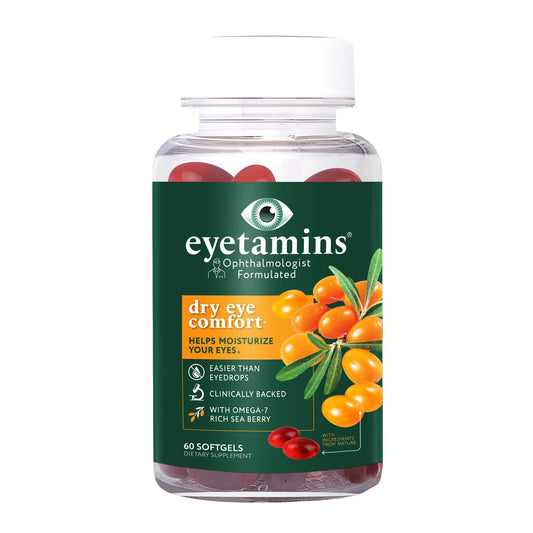 Product packaging showcasing Dry Eye Comfort