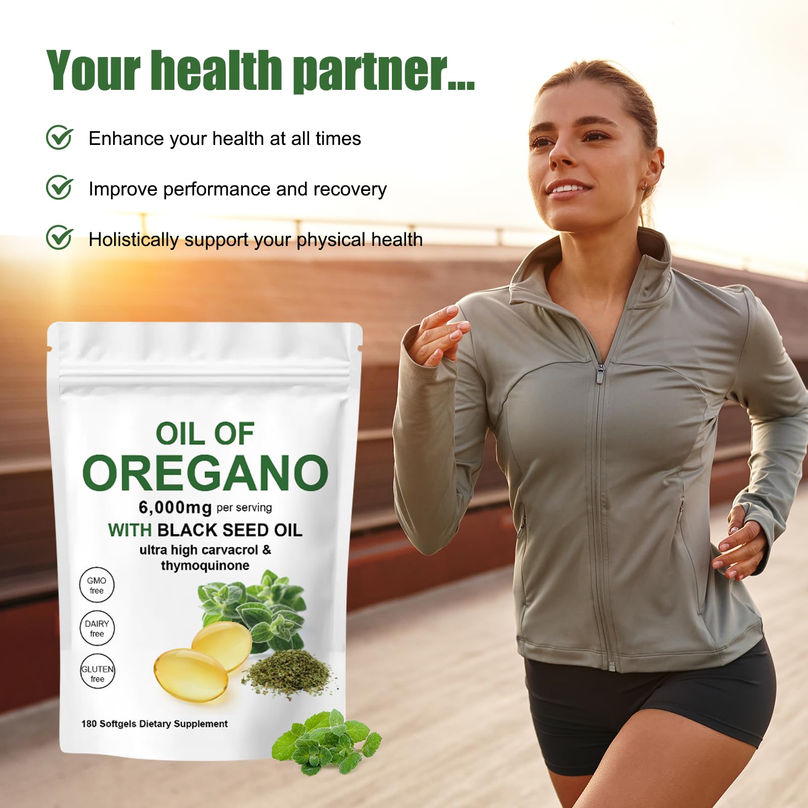 On-the-go packaging design for Eyowea oregano and black seed oil