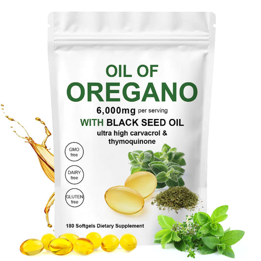 Eyowea 2-in-1 oregano oil and black seed oil capsules bottle