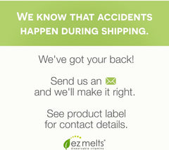 Label highlights no artificial colors, flavors, or sweeteners