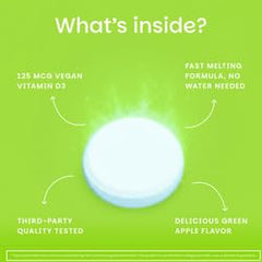 Vegan, non-GMO, gluten-free Vitamin D3 5000 IU ingredients