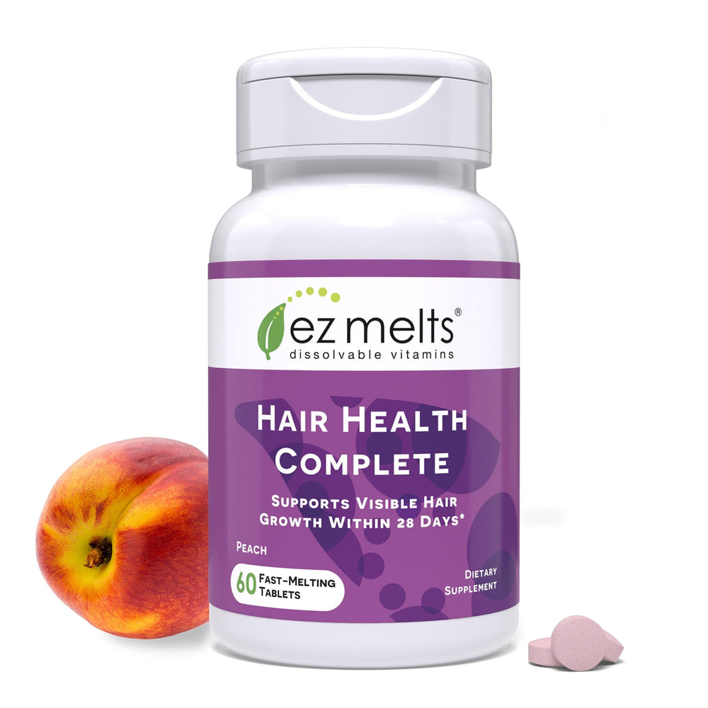 EZ Melts Hair Health Complete bottle front view