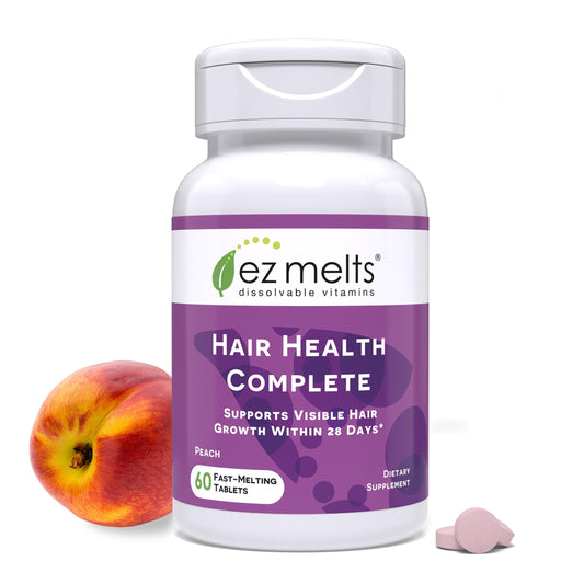 EZ Melts Hair Health Complete bottle front view