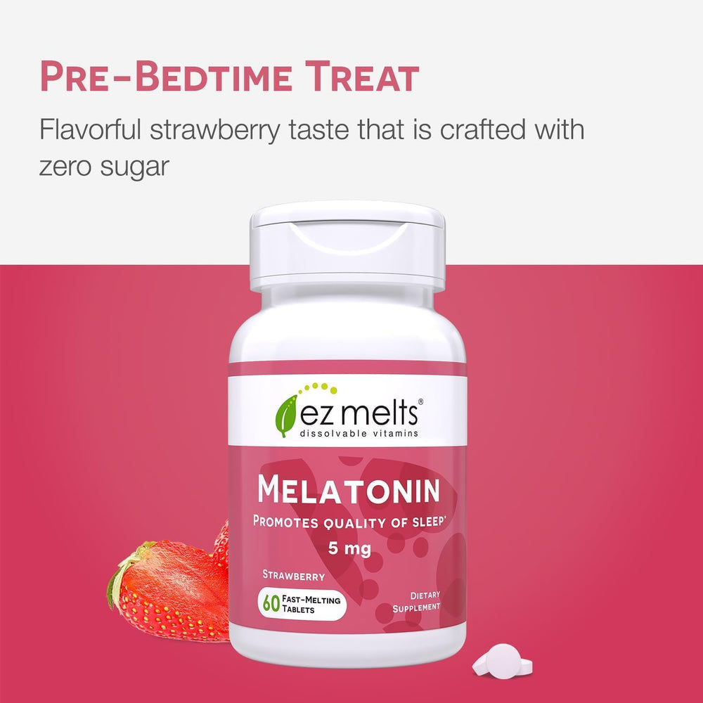 Manufactured in USA facility for EZ Melts melatonin 5 mg