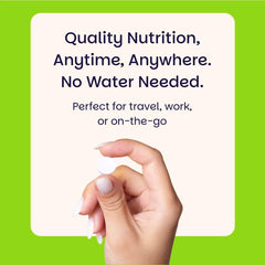 EZ Melts ingredient visual emphasizing plant-based, clean-label benefit