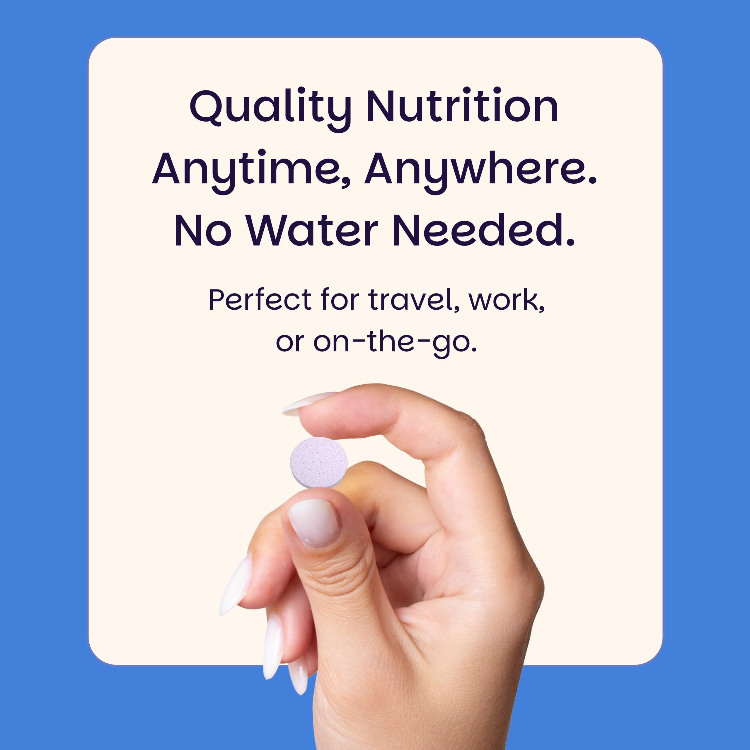 Non-GMO, vegan and allergen-free icons for EZ Melts