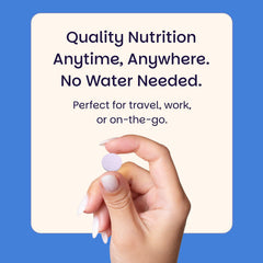Non-GMO, vegan and allergen-free icons for EZ Melts