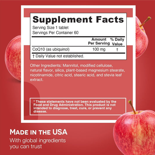 EZ Melts Ubiquinol 100mg 2-month supply packaging