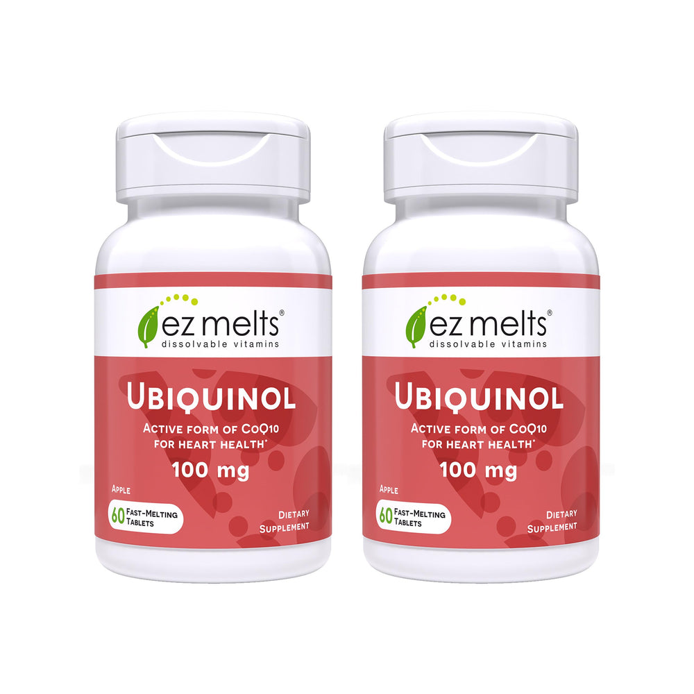 EZ Melts Ubiquinol 100mg bottle