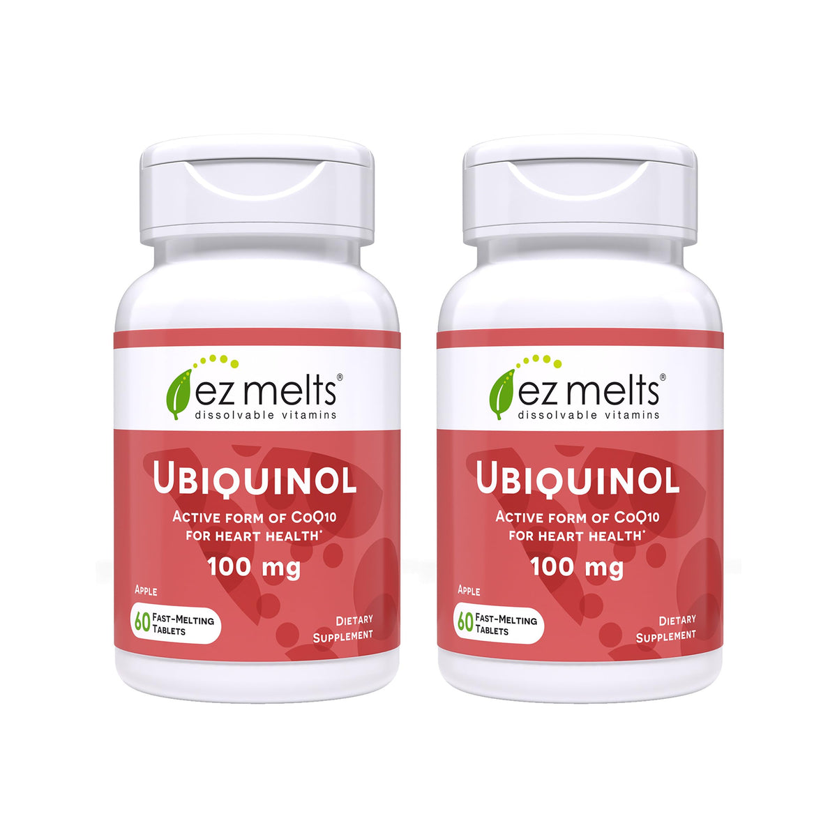 EZ Melts Ubiquinol 100mg bottle