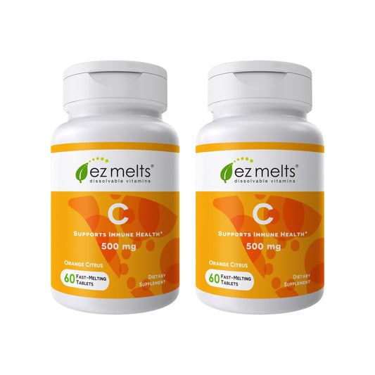 EZ Melts Vitamin C 500 mg dissolvable front view