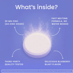 EZ Melts Zinc 30 mg packaging