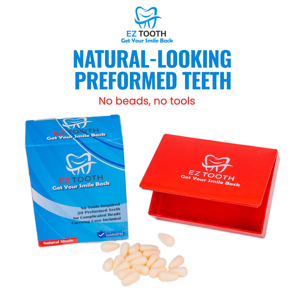 Preformed EZ Tooth fitting demonstrating quick placement