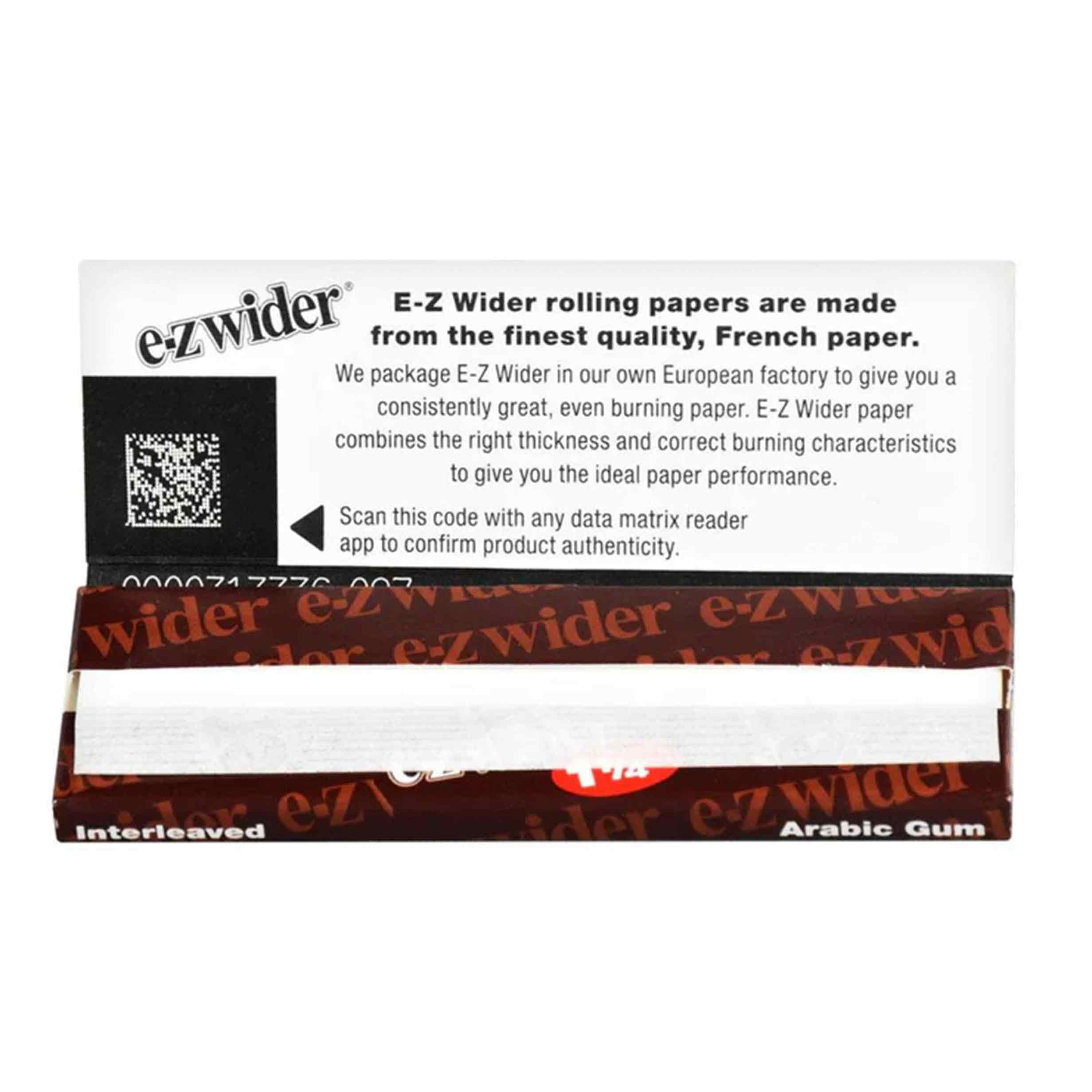 EZ Wider 1 1/4 REG 24' product image - brand label