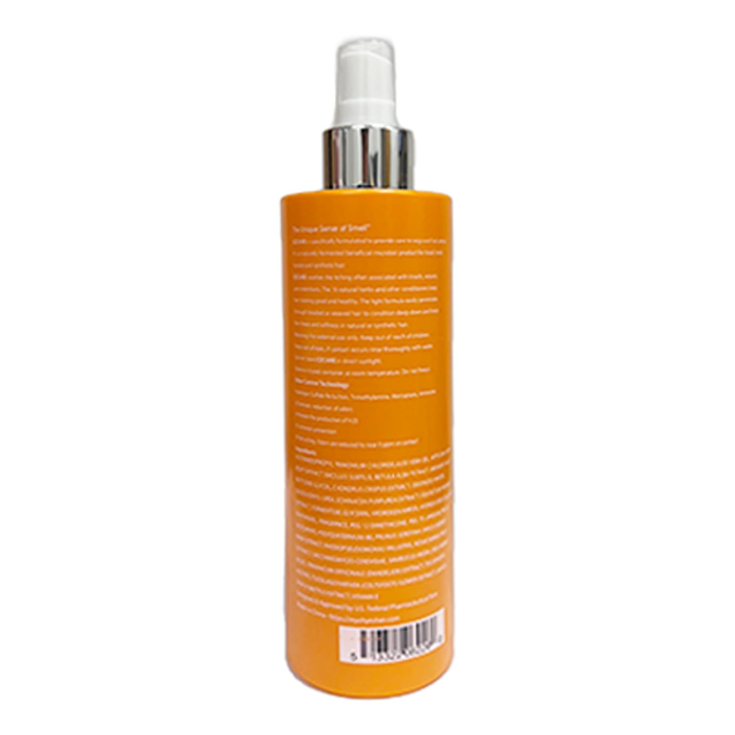 EZCARE wig spray close-up highlighting detangling and shiny finish.