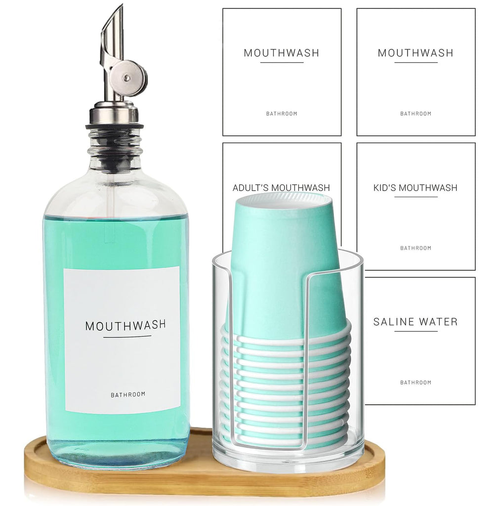 Labels included for product customization and organization