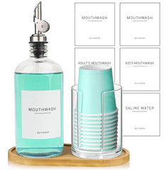 Labels included for product customization and organization