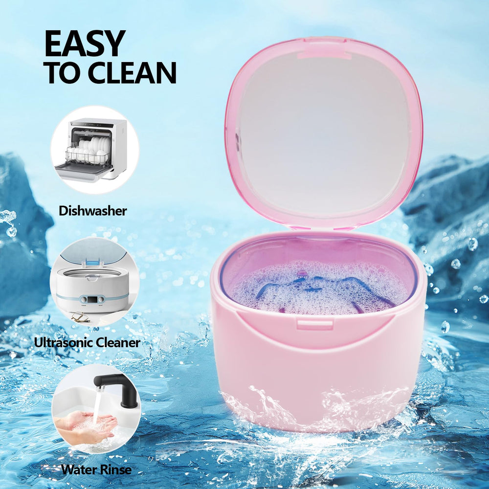 Waterproof design for dentures, braces, and night guards