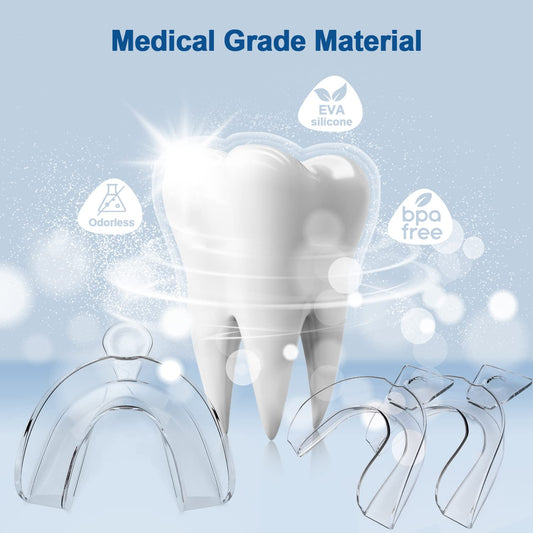 Moldable teeth whitening tray ready for customization