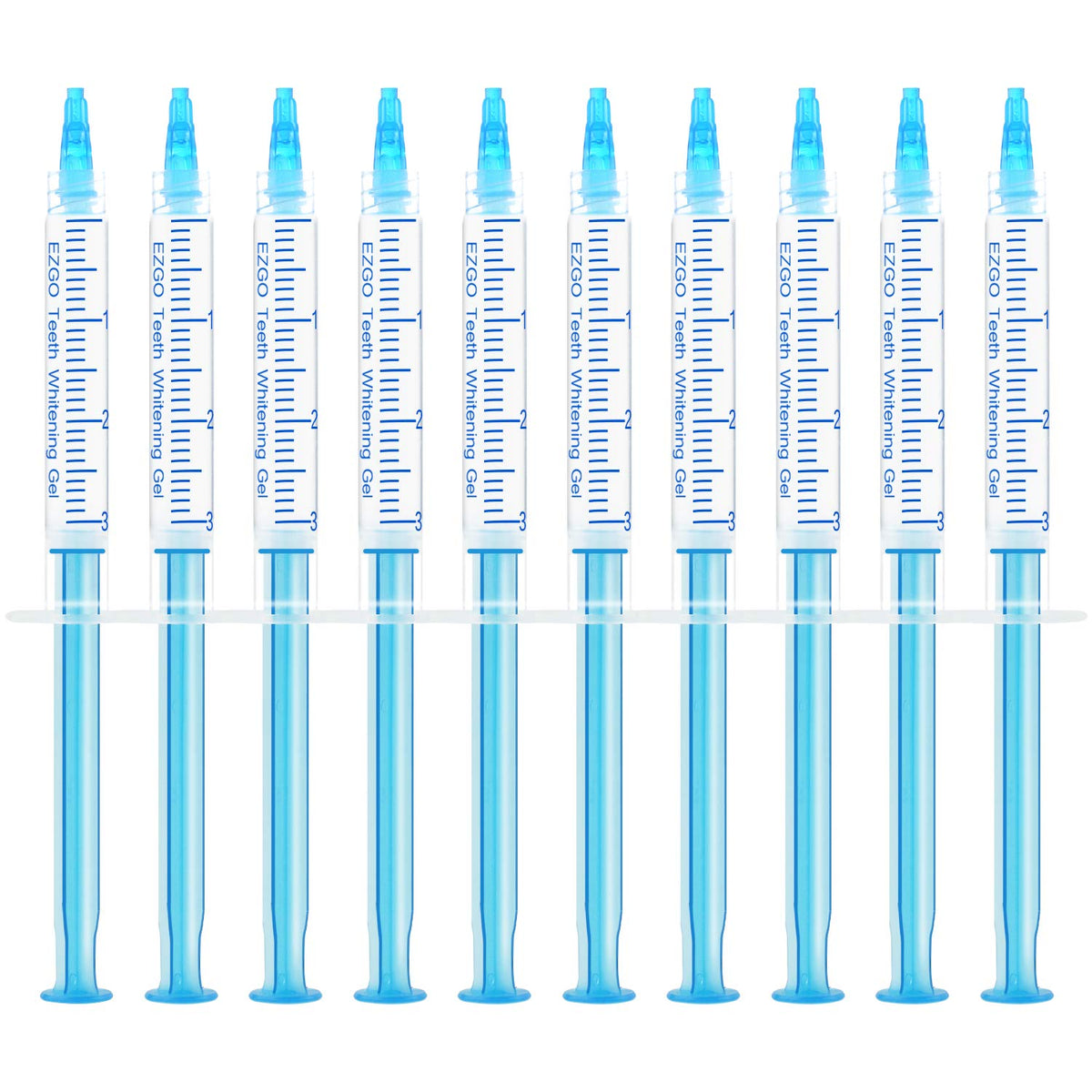 EZGO Teeth Whitening Gel Refills 10x3ml mint flavor packaging