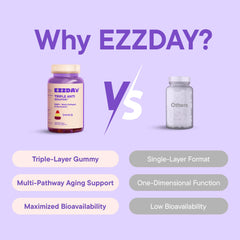 Lifestyle image showing energy and skincare benefits