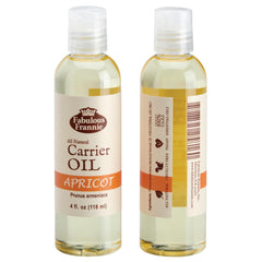 Apricot kernel carrier oil 4oz bottle close-up