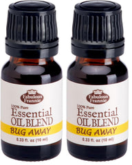Front view of Fabulous Frannie Bug Away essential oil blend bottle