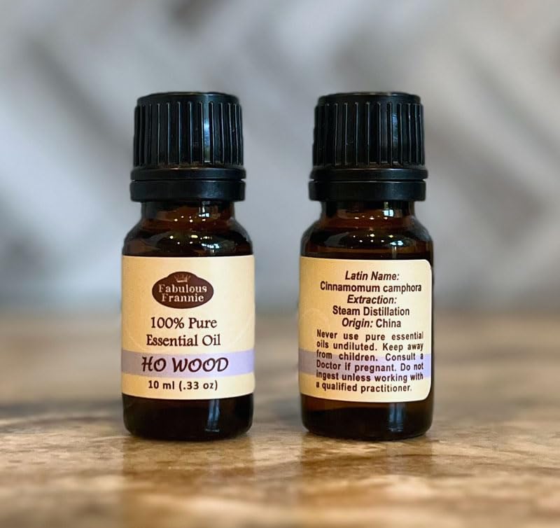 Fabulous Frannie Ho Wood essential oil with Euro dropper cap enables precise, mess-free application.