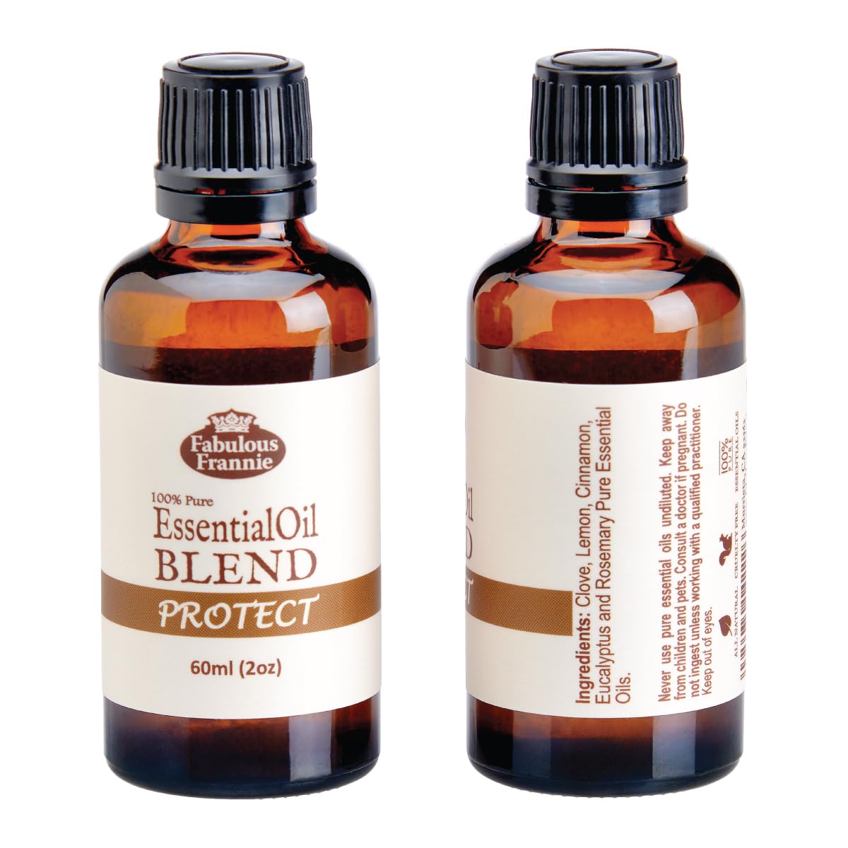 Fabulous Frannie Protect diffusing in a diffuser for ambient aroma.