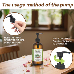 Face and body moisturizing with organic castor oil