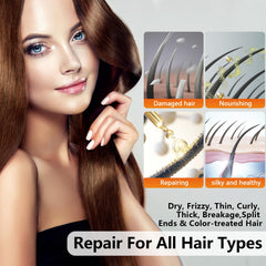 Fadelo Hair Treatment leave-in application demonstrates quick, rinse-free usage