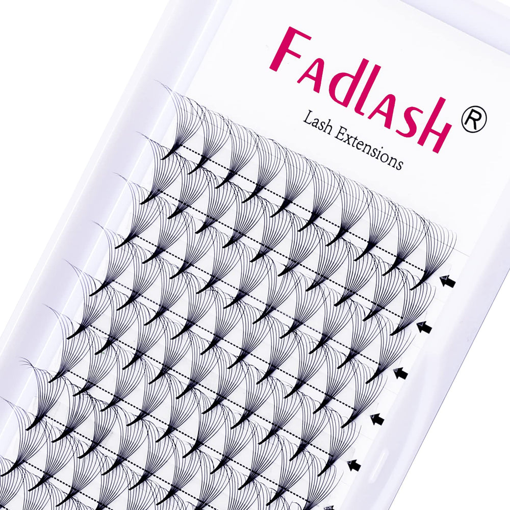 FADLASH 120-piece tray ready for efficient lash applications.