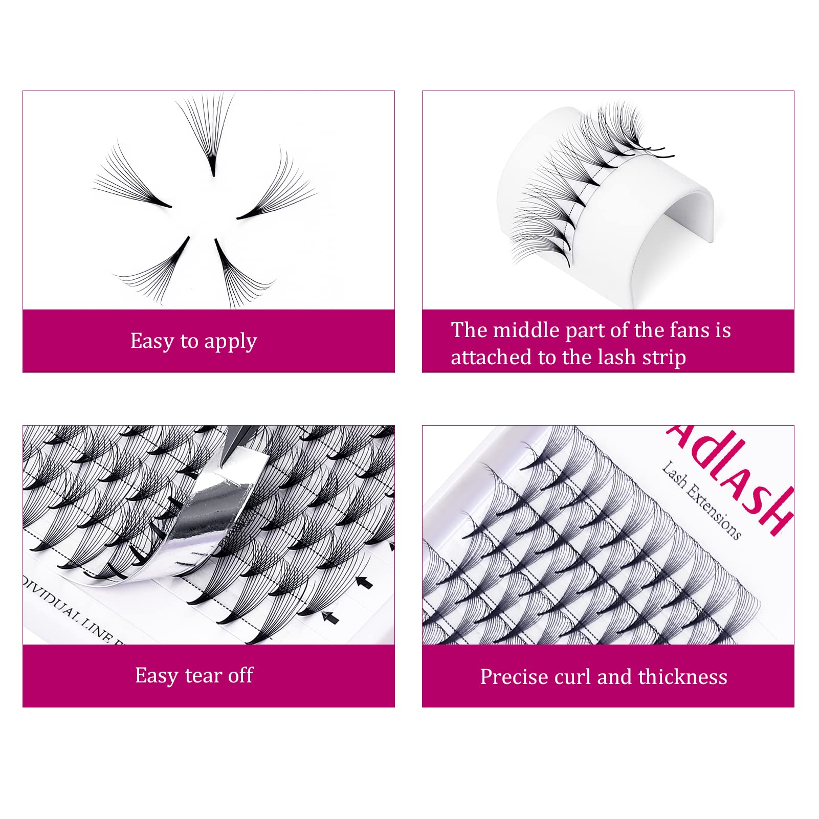 FADLASH cruelty-free PBT lashes crafted for ethical use.
