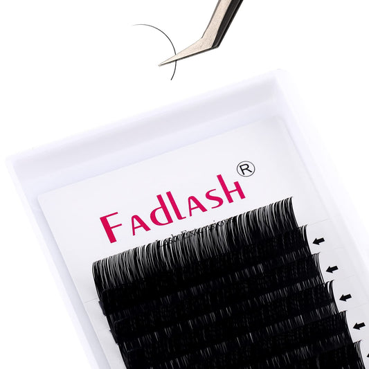 FADLASH D curl 0.15 15mm classic lashes in a pack, lightweight and comfortable.